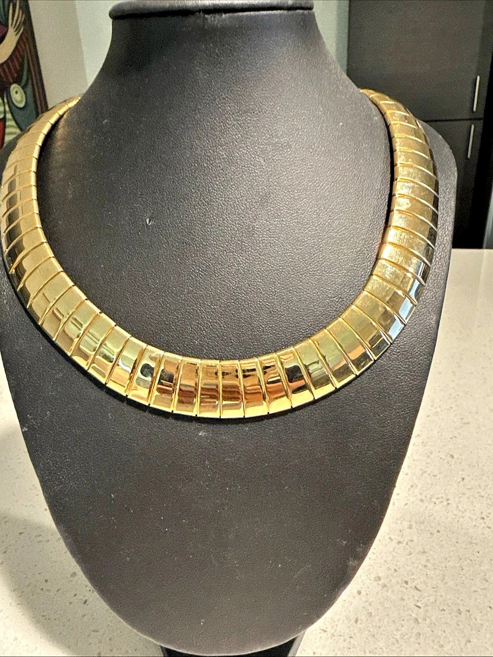Gold-Tone vintage  Statement Necklace